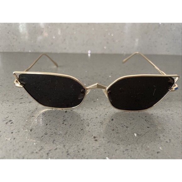 Sojos SJ1127 Sunglasses Gold metal cat eye 56-17-145 Eyeglasses frames - Picture 1 of 8